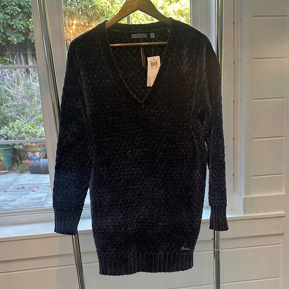 Guess Chenille Knit Long Sweater